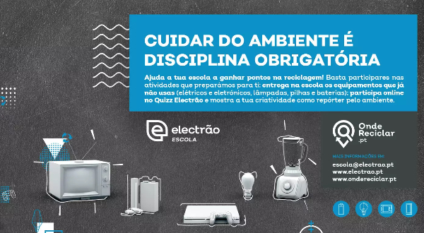 São mais de 500 as escolas onde pode entregar pilhas, lâmpadas e equipamentos elétricos para reciclagem em todo o país